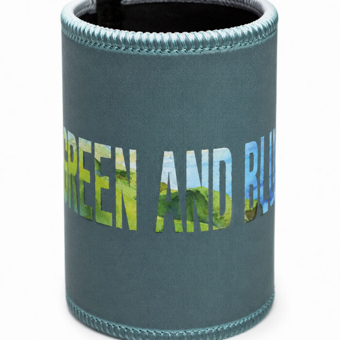 Stubby Holder | Green and Blue Thumbnail